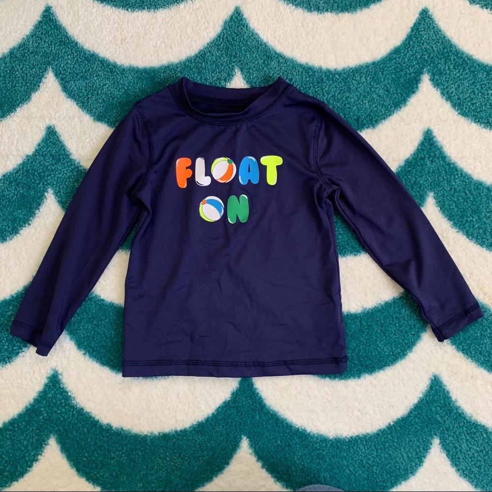Cat & Jack Printed Rashguard (Navy) Size 2T